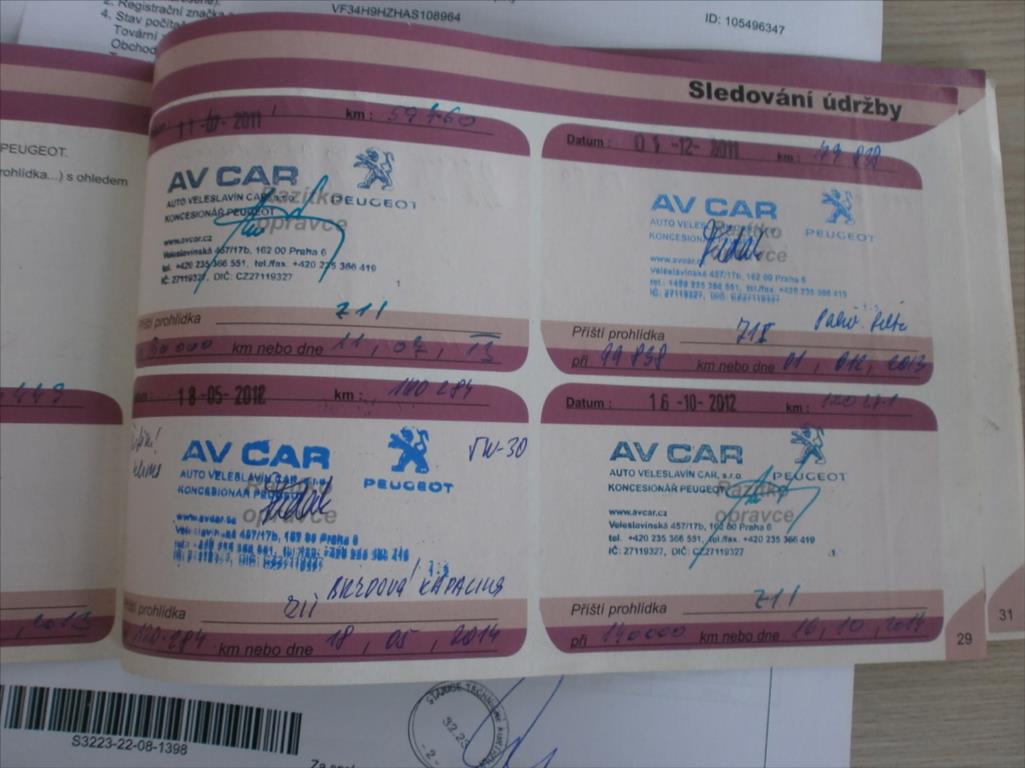 Peugeot 308 1,6 HDI ČR 110 DIGIKLIMA NOVÉ ROZVODY + STK Premium - foto 26