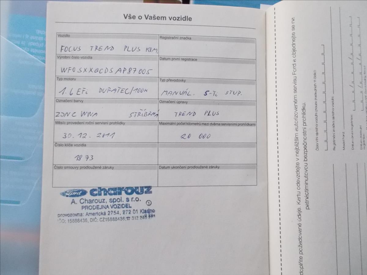Ford Focus 1,6 16V ČR TZ PĚKNÉ - foto 28