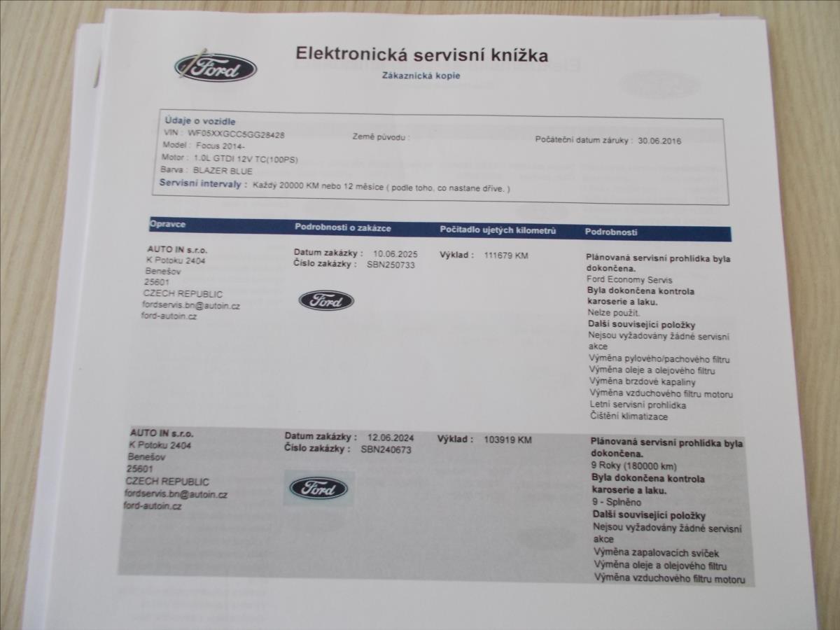 Ford Focus 1,0 EcoBoost ČR 2.MAJITEL od R. 2018 DIGIKLIMA - foto 34