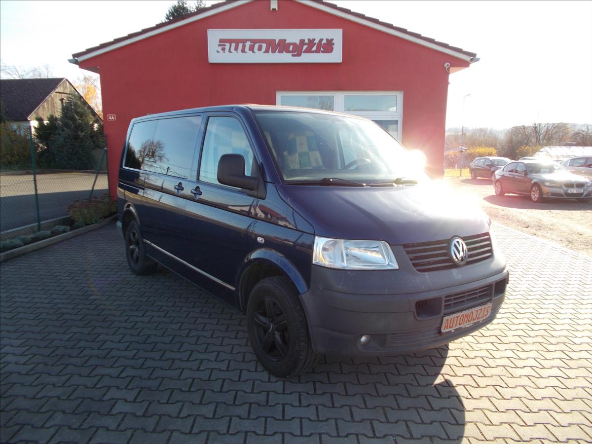 Volkswagen Transporter 1,9 TDI 9 MÍST WEBASTO KLIMA OK TZ NOVÁ STK  T5