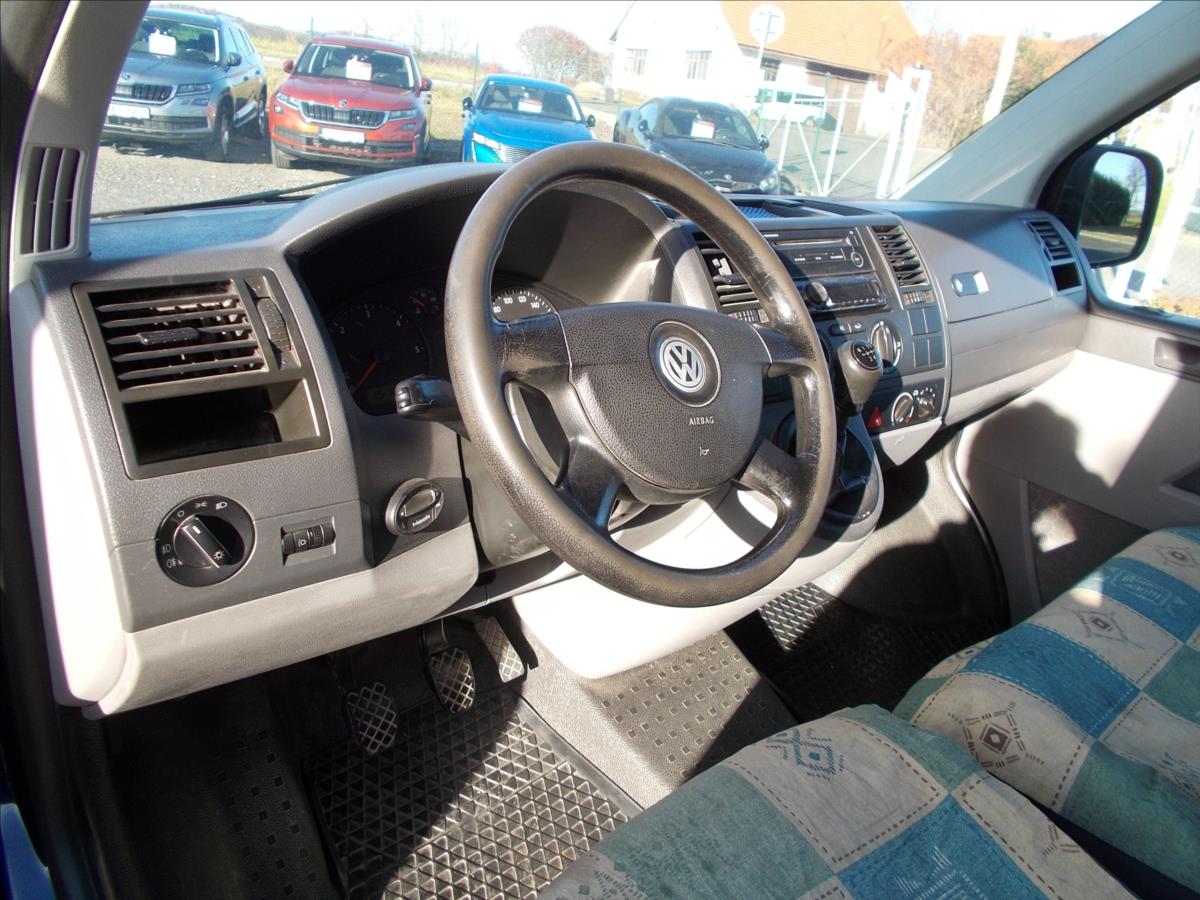 Volkswagen Transporter 1,9 TDI 9 MÍST WEBASTO KLIMA OK TZ NOVÁ STK  T5 - foto 22