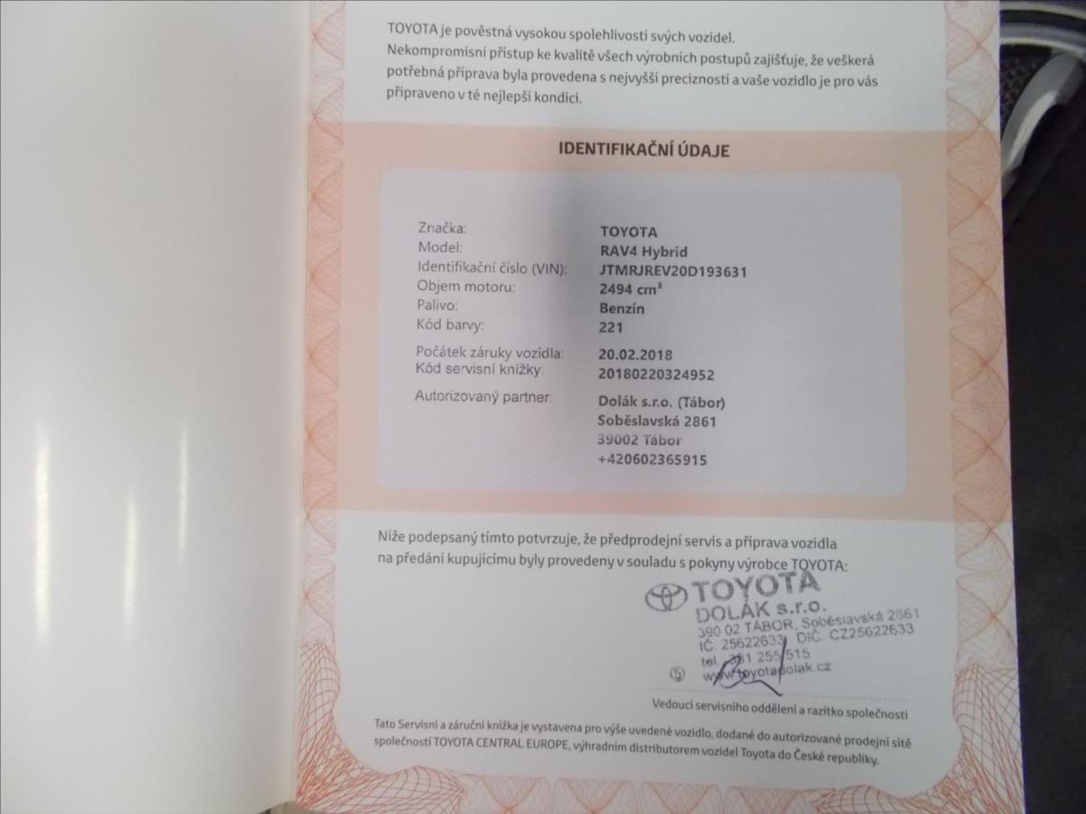 Toyota RAV4 2,5 AT HYBRID ČR 4x4 TZ LED SERVIS POUZE TOYOTA - foto 37
