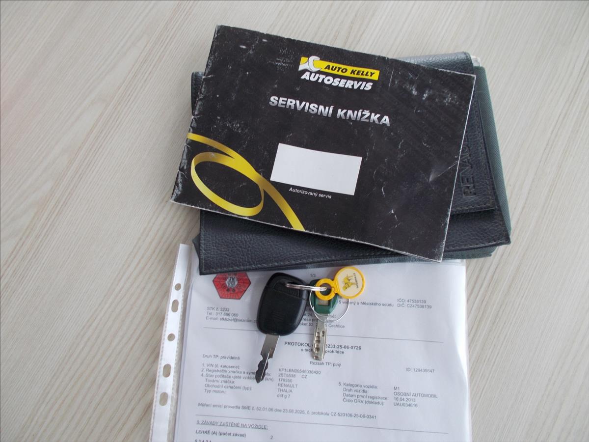 Renault Thalia 1,2 i ČR KLIMA TZ STK 6/2027 - foto 26