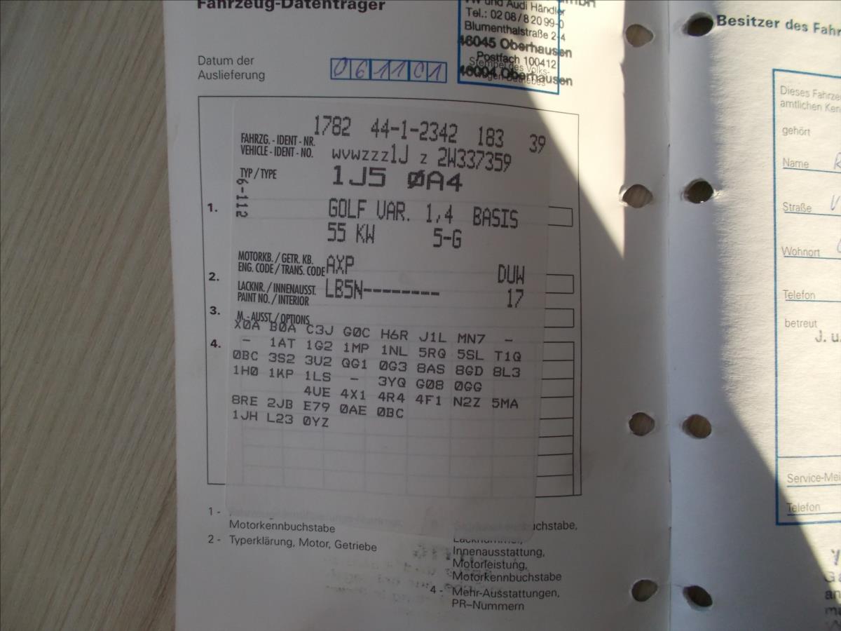 Volkswagen Golf 1,4 16V KLIMA NOVÁ STK 149842 KM!!!  IV - foto 25